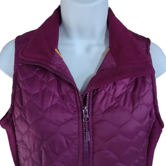 L.L. Bean Plum Quilted Puffer Vest Size XS - Picture 2 of 8
